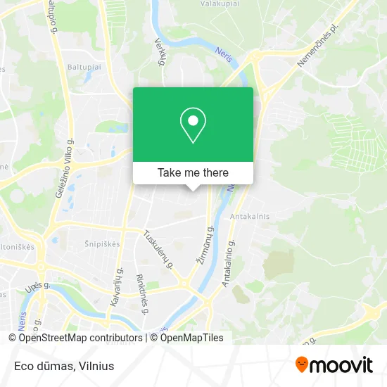 Eco dūmas map