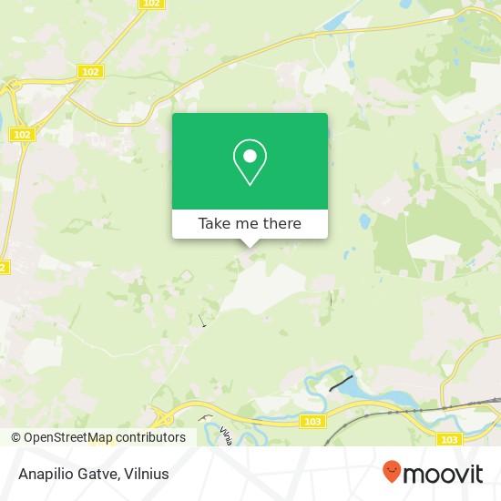 Anapilio Gatve map