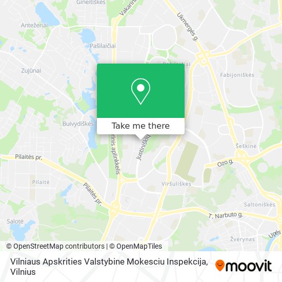 Карта Vilniaus Apskrities Valstybine Mokesciu Inspekcija