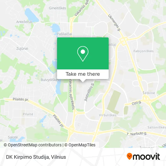 Карта DK Kirpimo Studija