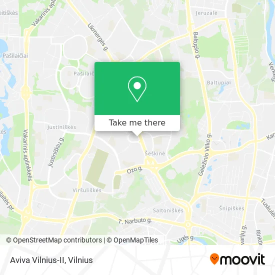 Карта Aviva Vilnius-II