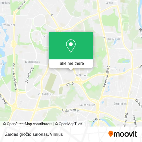 Žiedės grožio salonas map