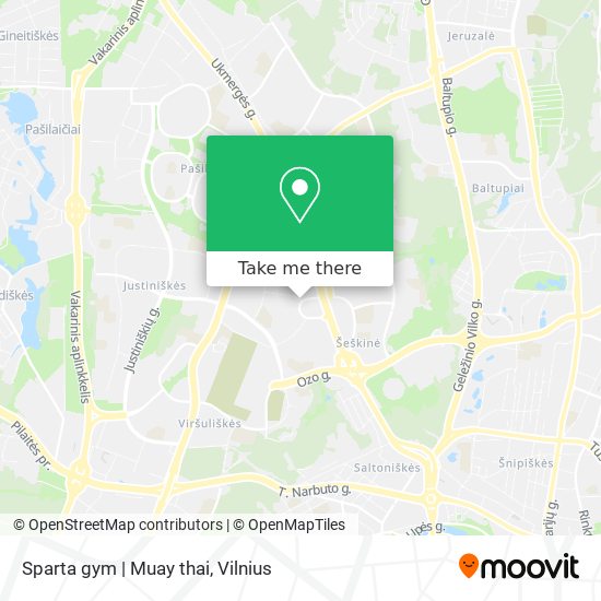 Карта Sparta gym | Muay thai