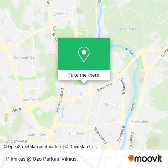 Карта Piknikas @ Ozo Parkas