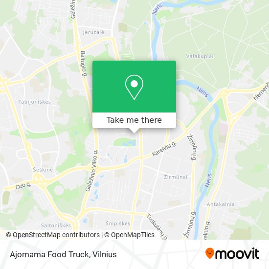 Ajomama Food Truck map