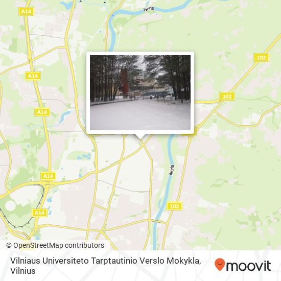 Vilniaus Universiteto Tarptautinio Verslo Mokykla map