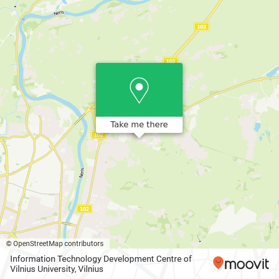 Information Technology Development­ Centre of Vilnius University map