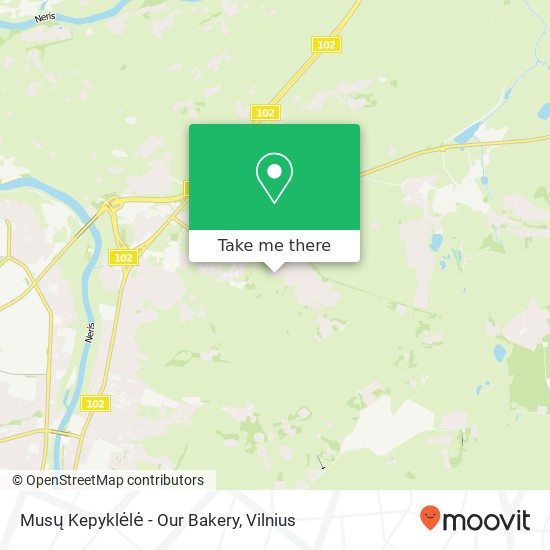Musų Kepyklėlė - Our Bakery map
