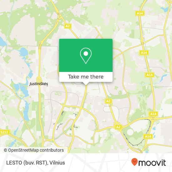 LESTO (buv. RST) map