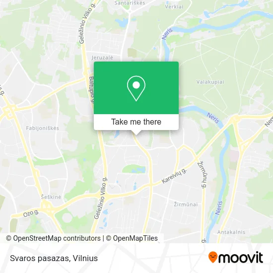 Карта Svaros pasazas