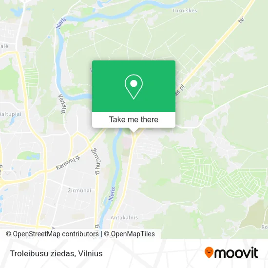 Карта Troleibusu ziedas