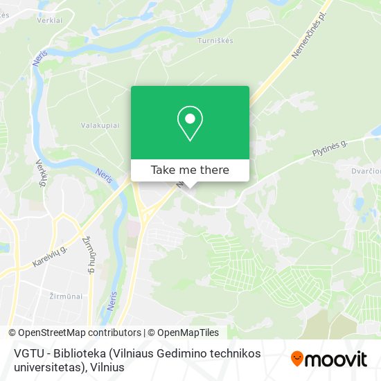 VGTU - Biblioteka (Vilniaus Gedimino technikos universitetas) map