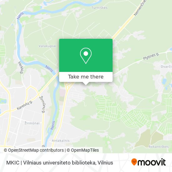 Карта MKIC | Vilniaus universiteto biblioteka