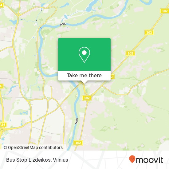 Карта Bus Stop Lizdeikos