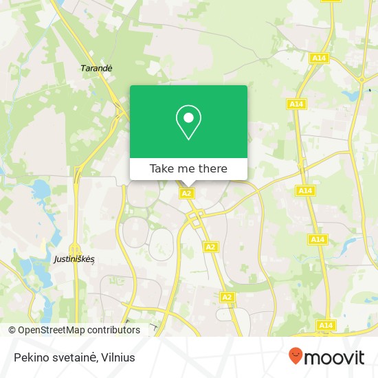 Pekino svetainė map