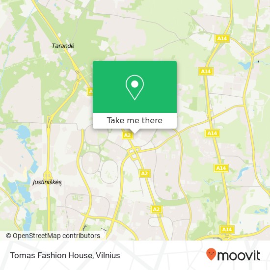 Tomas Fashion House map