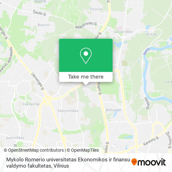 Mykolo Romerio universitetas Ekonomikos ir finansu valdymo fakultetas map