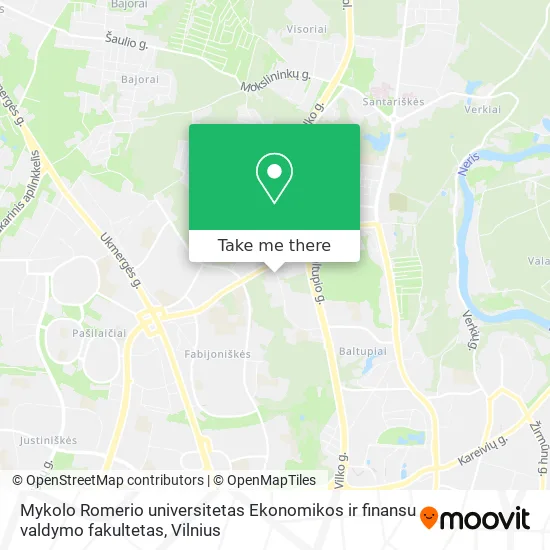Mykolo Romerio universitetas Ekonomikos ir finansu valdymo fakultetas map