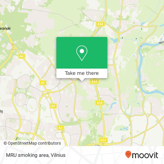 MRU smoking area map
