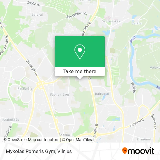 Карта Mykolas Romeris Gym
