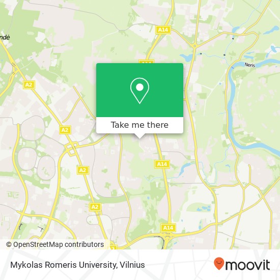 Mykolas Romeris University map