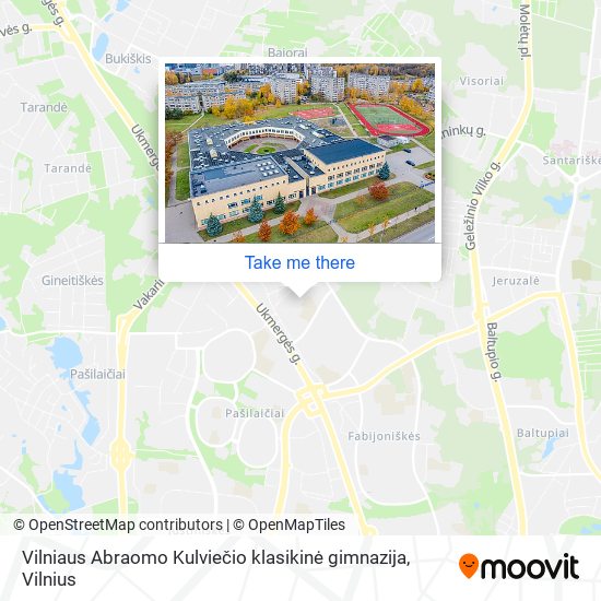 Vilniaus Abraomo Kulviečio klasikinė gimnazija map