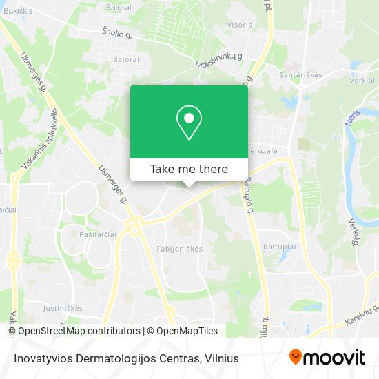 Inovatyvios Dermatologijos Centras map