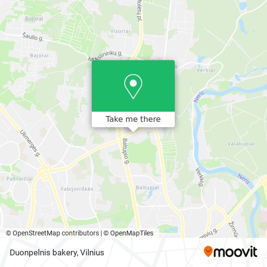 Карта Duonpelnis bakery