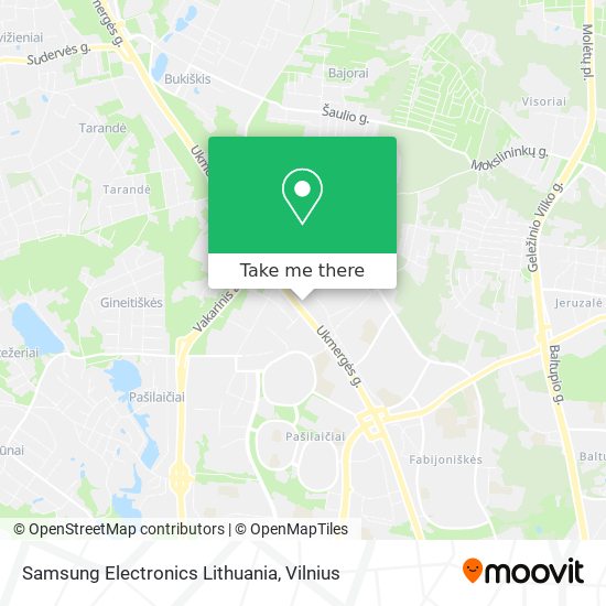 Samsung Electronics Lithuania map