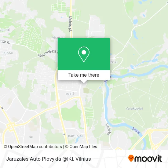 Карта Jaruzales Auto Plovykla @IKI
