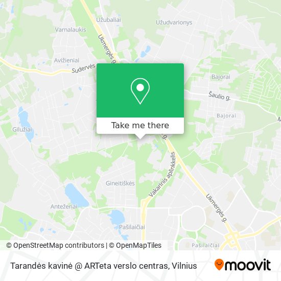 Tarandės kavinė @ ARTeta verslo centras map