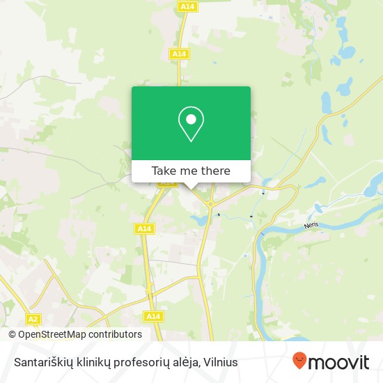 Santariškių klinikų profesorių alėja map