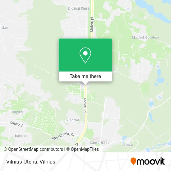 Карта Vilnius-Utena