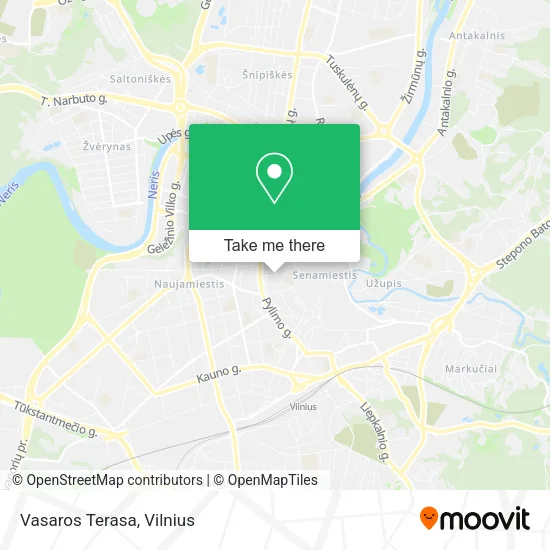 Карта Vasaros Terasa