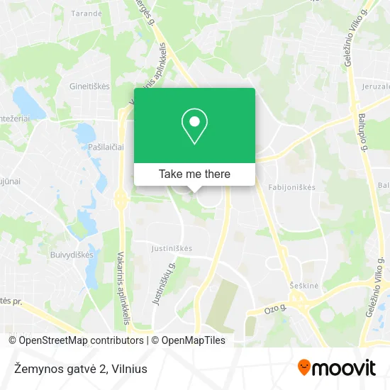 Карта Žemynos gatvė 2