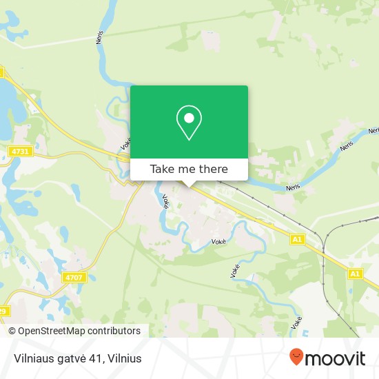 Vilniaus gatvė 41 map