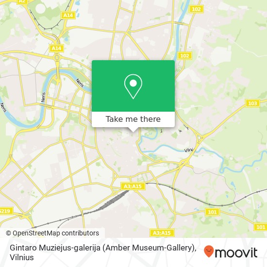 Карта Gintaro Muziejus-galerija (Amber Museum-Gallery)