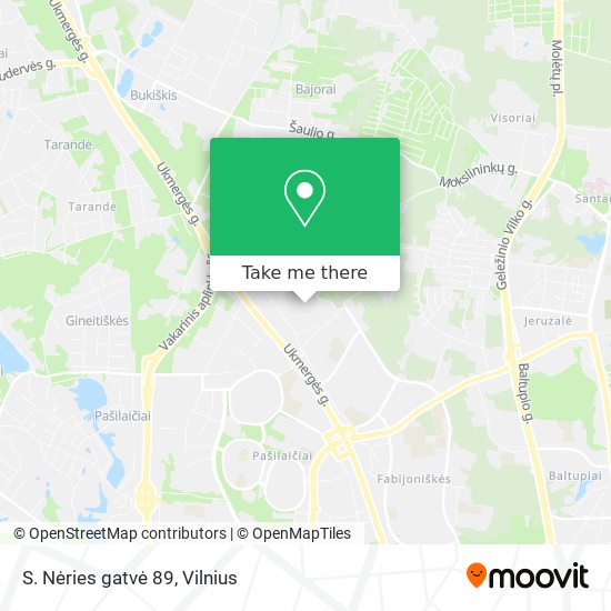 S. Nėries gatvė 89 map