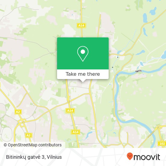 Bitininkų gatvė 3 map