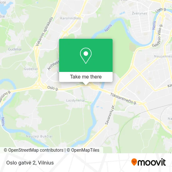 Карта Oslo gatvė 2