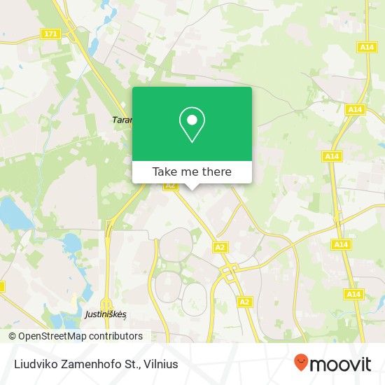 Liudviko Zamenhofo St. map