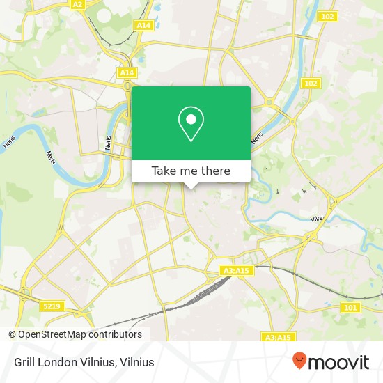 Карта Grill London Vilnius