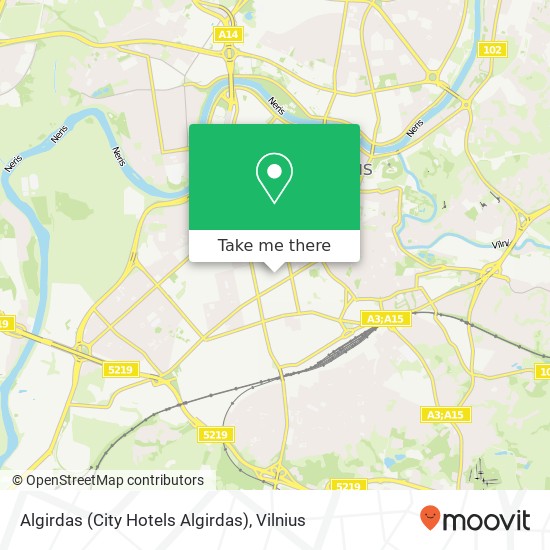 Карта Algirdas (City Hotels Algirdas)