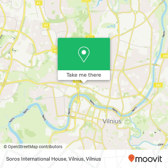 Soros International House, Vilnius map
