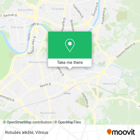 Карта Rotušės aikštė