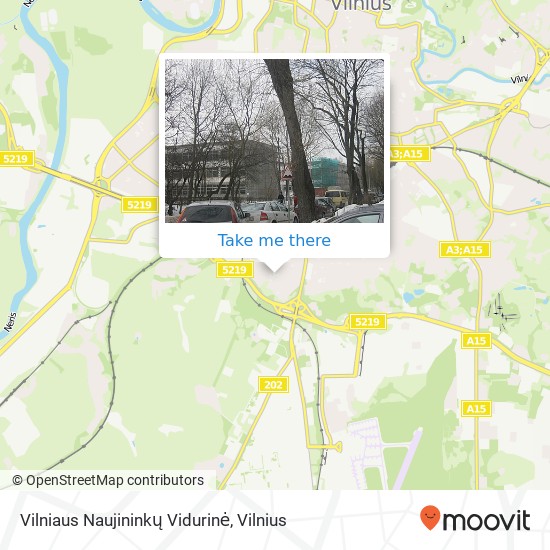 Vilniaus Naujininkų Vidurinė map