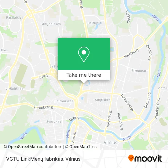 Карта VGTU LinkMenų fabrikas