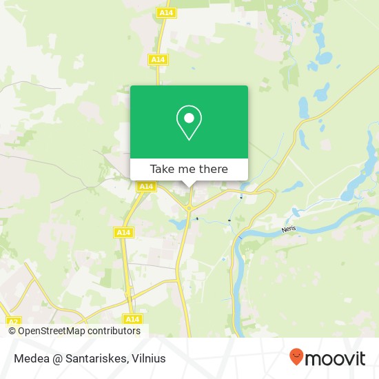 Medea @ Santariskes map