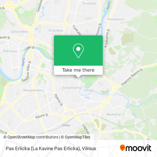 Pas Erlicka (La Kavine Pas Erlicka) map