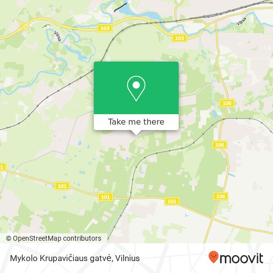 Mykolo Krupavičiaus gatvė map